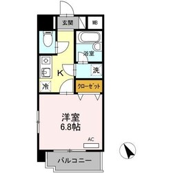 リージェント大橋の物件間取画像